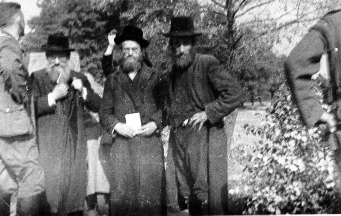 Slovak Jews arrested by Germans